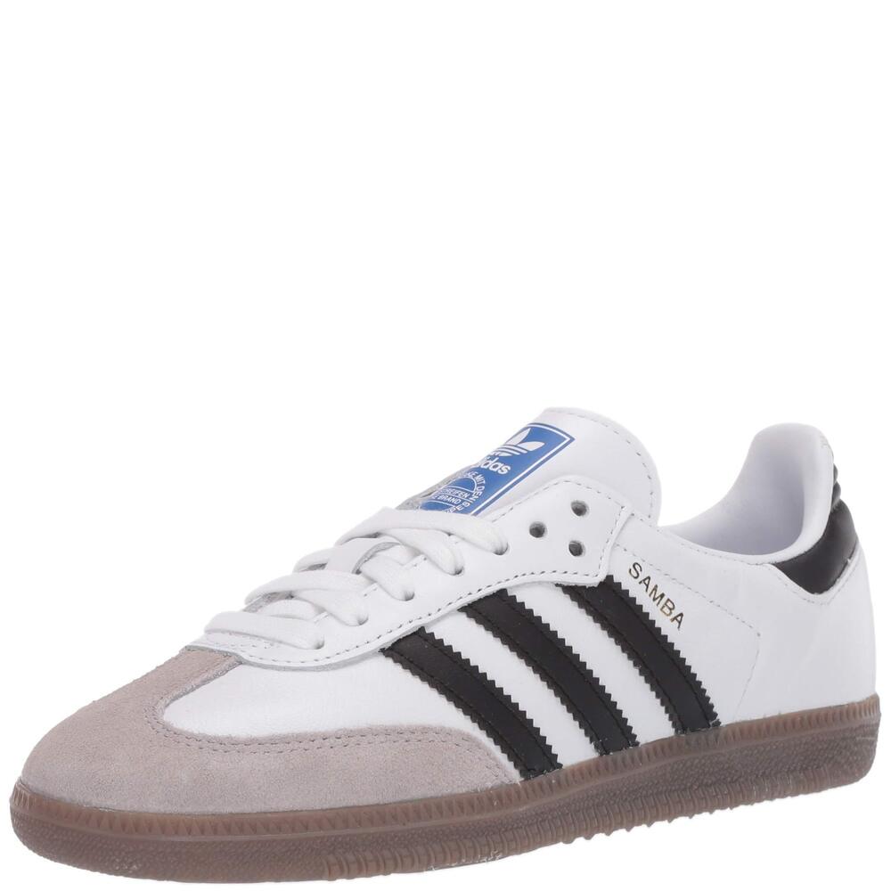 adidas Originals Samba White Black Gum Suede Accent